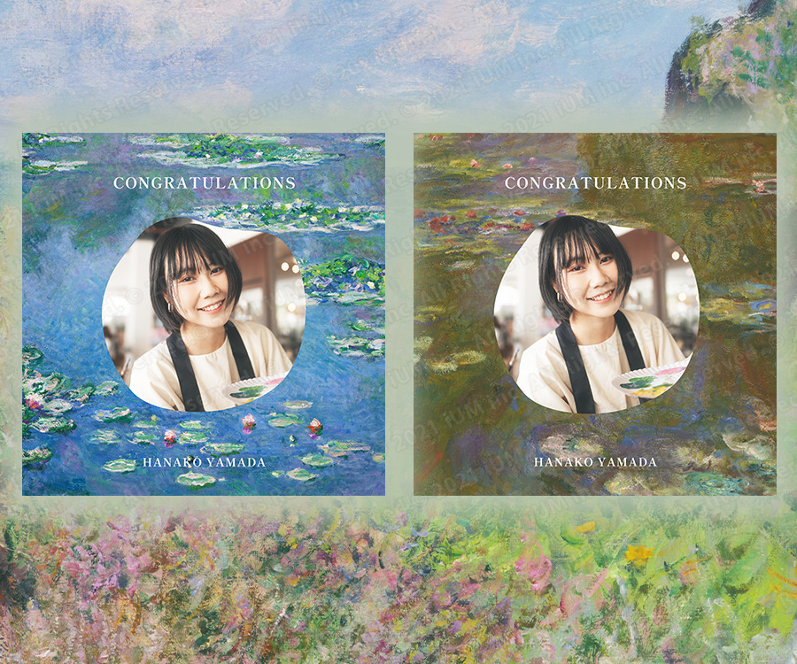 【新デザイン】有名絵画をあしらったデザインが2種類登場！